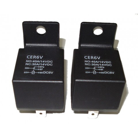 6 Volt Relay - Twinpack